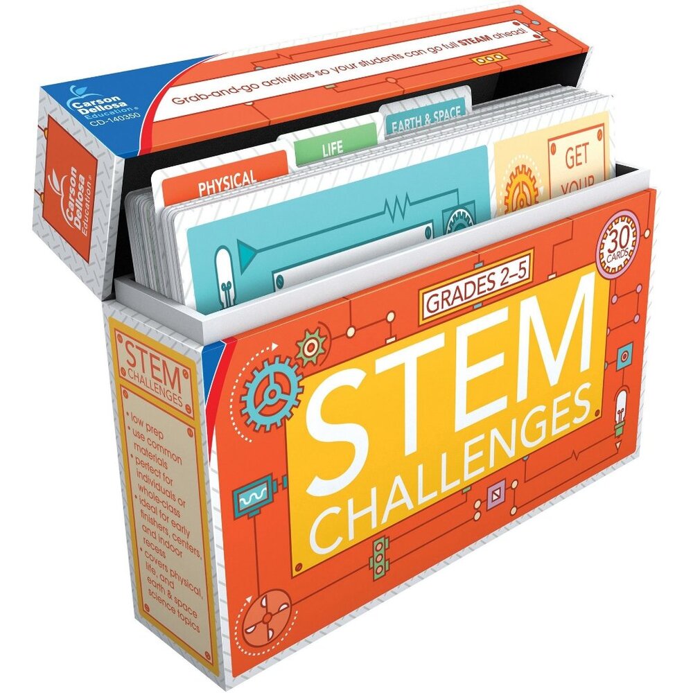 Carson-Dellosa STEM Challenges Science Learning Cards Grades 2-5